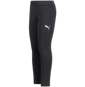 PUMA Girls' Core Space Dye Legging - Black Size 4 - Picture 1 of 3