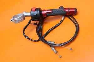 2006-2007 SUZUKI GSXR 600 750 OEM RIGHT CLIP ON HANDLEBAR W SWITCHES - Picture 1 of 16