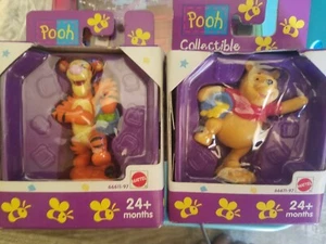 Collectible WINNIE the POOH & TIGGER Mattel 3” Disney Figures 66611-97   - Picture 1 of 4