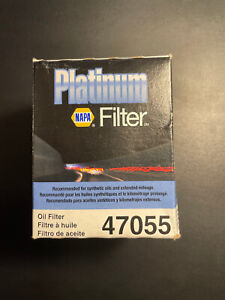 Platinum NAPA Engine Oil Filter 47055 Use With Synthetic Oils (WixXp 57055)