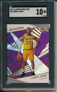 Lebron James #40 2018-19 Panini Revolution SGC 10 Lakers 1st Year GEM MINT - Picture 1 of 2