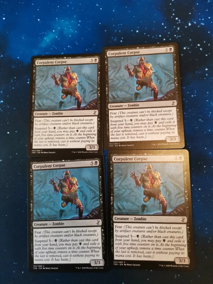 Corpulent corpse MtG Magic The Gathering Time Spiral Remastered Common Cards x4 - Image 1 of 1