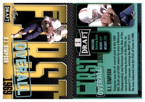 2023 LEAF DRAFT PICK FOOTBALL YELLOW/GOLD - YOU PICK #1 - #100 * FREE SHIP *