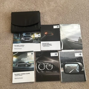 2015 BMW 4 Series Owners Manual With Leather Case Handbook - Bild 1 von 4