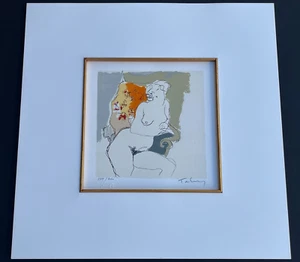Itzchak Tarkay "Female Nude" Original Color Serigraph on Paper. Givon, Signed #. - Picture 1 of 7