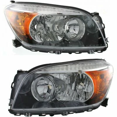 PAR DE FAROS NEGROS APTOS PARA TOYOTA RAV4 RAV 4 2006 2007 2008 Foto 1 de 3
