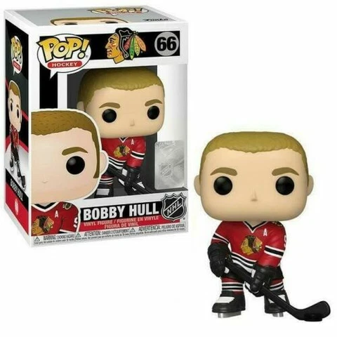 BOBBY HULL CHICAGO BLACKHAWKS NHL FUNKO POP! VINYL FIGURE #66 NEW IN BOX Cover
