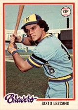 1978 O-Pee-Chee Baseball Sixto Lezcano Milwaukee Brewers #102