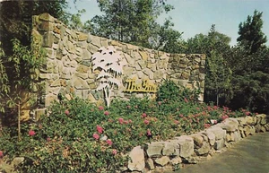 Inn at Rancho Santa Fe Ingresso California Luxury Resort CA Cartolina d'epoca - Foto 1 di 2