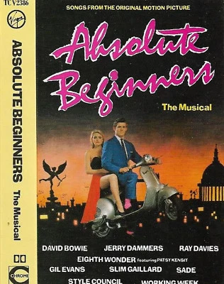 VARIOUS ABSOLUTE BEGINNERS SOUNDTRACK BOWIE SADE STYLE COUNCIL CASSETTE ALBUM - Image 1 of 4