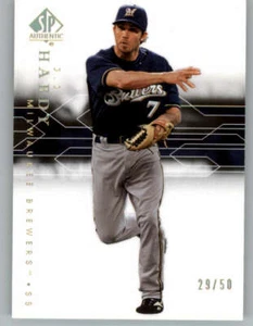 2008 SP Authentic Gold #59 J.J. Hardy \50 (ref 155840) - Picture 1 of 2
