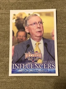 Decision 2016 Mitch McConnell Influencers Trading Card #41 - Picture 1 of 2