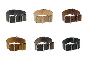 RIOS1931 Military Copenhagen - Watch Strap From Vintageleder (487) - 6 Colours - Picture 1 of 7