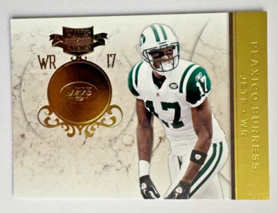 Plaxico Burress 2011 Panini Plates & Patches Infinity Gold #61 Jets #'d /50 - Image 1 of 2