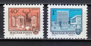 Hungary 1972 MNH Mi 2825-2826 Sc 2196-2197 Szarvas and Salgotarjan cities ** - Picture 1 of 1