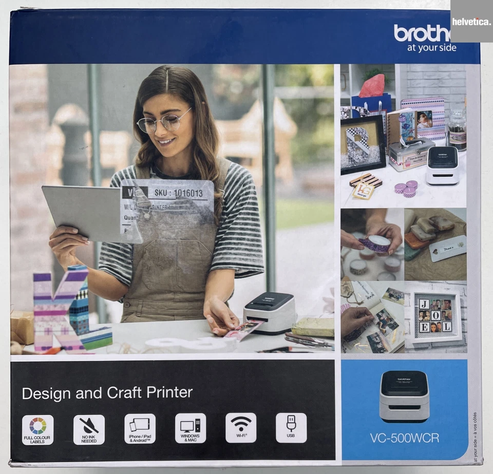 Brother VC-500WCR Design n Craft Colour Wireless Label Printer VC-500W (USED) - Image 1 of 4