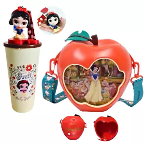 Cubo palomitas de maíz Blancanieves Disney manzana 64 oz taza superior 32 oz película 2025 limitada - Imagen 1 de 20
