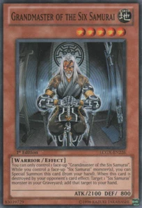 Yugioh Grandmaster of the Six Samurai LCGX-EN226 Common 1st Ed NM - Picture 1 of 1