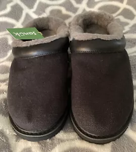 Sanuk Cozy Vibe Low Men's 8 Black Slippers Shoes NWT - Picture 1 of 4