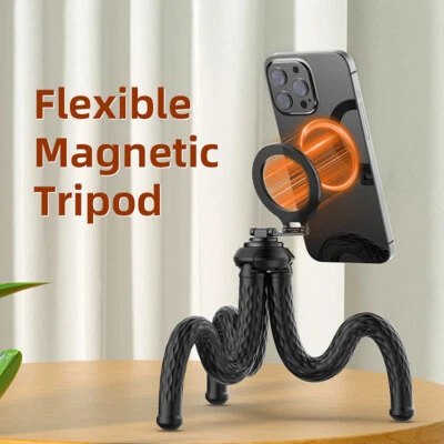 Flexible Octopus Tripod Cell Phone Magnetic Ring Holder for DJI Pocket 3/Action5 - Image 1 of 4