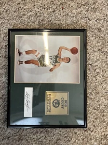 Bob Cousy #14 Signed and Framed 13 Consecutive All-Star Games - Picture 1 of 17