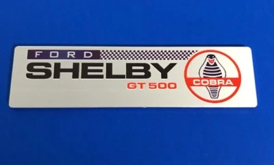 Placa Shelby GT500 Foto 1 de 2