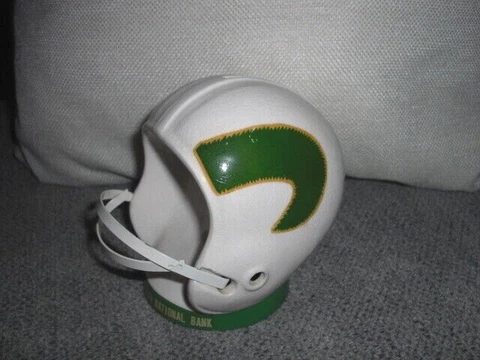 Vintage 1960s COLORADO STATE RAMS Ceramic Football Helmet Bank made in Japan Cover