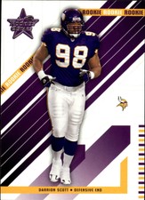 2004 Leaf Rookie & Stars Football Card #157 Darrion Scott