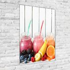 Wand-Bild Kunstdruck aus Acryl-Glas Hochformat 70x100 Bunte Cocktails