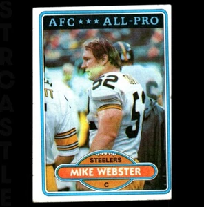 1980 Topps - Mike Webster #350 Pittsburgh Steelers 🏈 Football Card - Picture 1 of 3