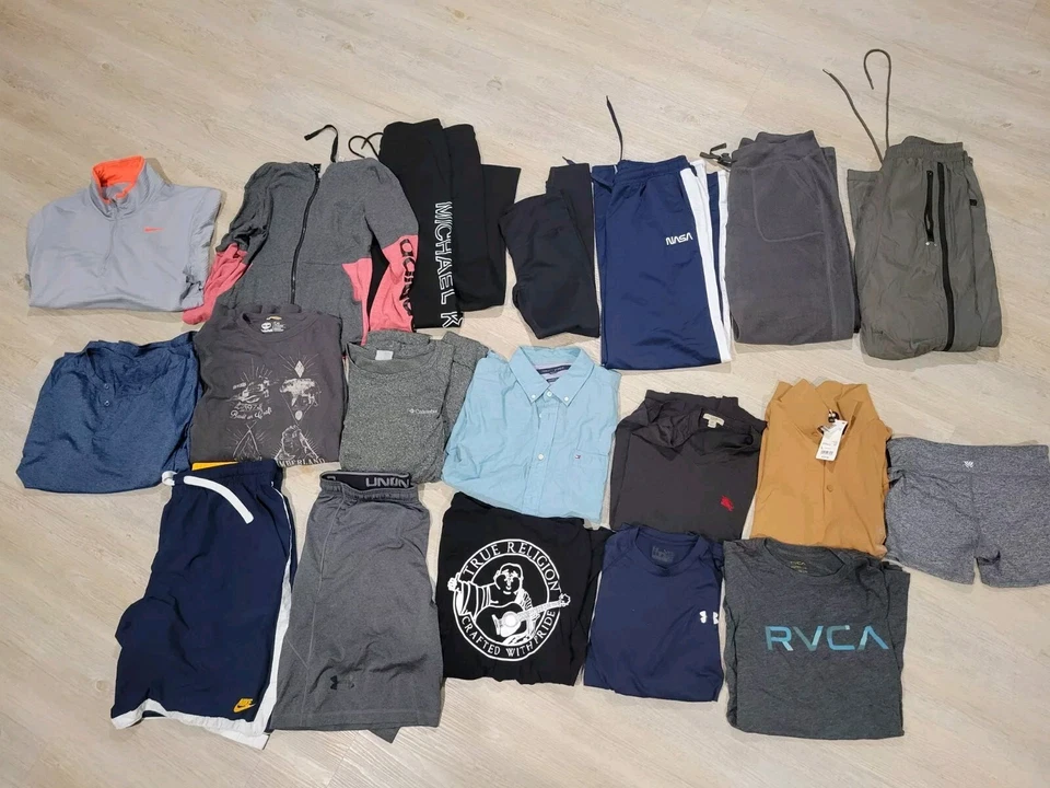 Mujer/Hombre Atlético Informal Lote Nike UA MK Adidas GAP 19 PIEZAS Entrenamiento Gimnasio Foto 1 de 4