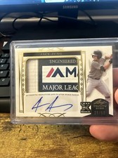 2022 Leaf Trinity Jace Jung Jumbo RC Patch Auto Gold Majestic Tag #29/50