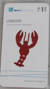 QuicKutz/Lifestyle Crafts Lobster 2x2, 1 Cutting Die Set DS0322 - Picture 1 of 2