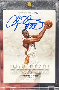 2014-15 Panini Preferred Alonzo Mourning Signatures On Card Auto /30 SP Heat - Picture 1 of 1