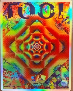 TOOL BAND DETROIT MICHIGAN POSTER/STICKER MARCH 3RD 2022 - Picture 1 of 4