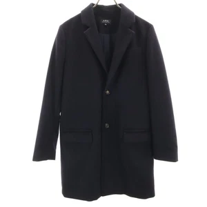 A.P.C. Chester coat XS dark blue Cotton filling Men's - Picture 1 of 11