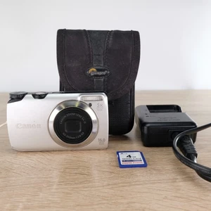 Canon PowerShot A3300 IS 16MP CCD Digital Camera 5x Optical Zoom HD Video Grey - Picture 1 of 11