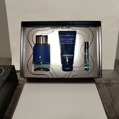 Montblanc Explorer Ultra Blue EDP 100ml/EDP 7.5ml/Shower Gel 100ml/ Gift Set