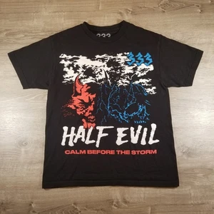 333 Half Evil Calm Before The Storm schwarz Grafik T-Shirt Herren Größe Medium - Bild 1 von 5