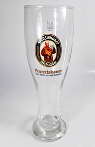 Vaso de cerveza alemán Franziskaner Weissbier alto Pilsner monje fraile .5L 9.75" de alto - Imagen 1 de 7
