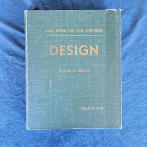 DESIGN - DATA BOOK FOR CIVIL ENGINEERS , VOLUME ONE ; 1959 3rd EDITION - Bild 1 von 4