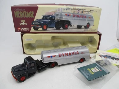 W896 CORGI HERITAGE 1/50 CAMION CITROEN TYPE 55 CITERNE DYNAVIA REF 74601 EdL - Photo 1/4