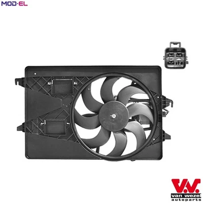 FAN ENGINE COOLING 1828747 FOR FORD MONDEO/III/Mk/Clipper/Turnier QJBD 2.2L 4cyl - Image 1 of 4