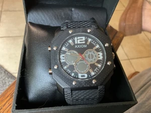 AXIOM Citizens Diver Watch black 50 M Water Resistant NIB New Men - Picture 1 of 8