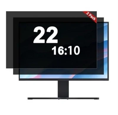2 Pack] 22 Inch Computer Monitor Privacy Screen for 16:9 Aspect Ratio - Image 1 of 3