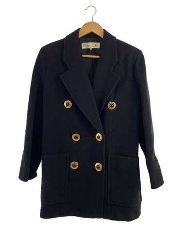 Giacca sartoriale Christian Dior L lana nera usata