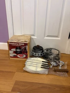 Fondue Set-Vintage Century 2000-Stainless Steel-New Open Box Purchase - Picture 1 of 1