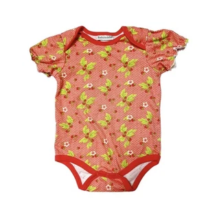 Babyworks Body Erdbeermuster 6-9 m  - Bild 1 von 4