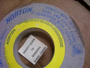 NEW - Norton Grinding Wheel Stone -12" Dia x 1 1/2" Thick - Made In USA - Picture 1 of 4