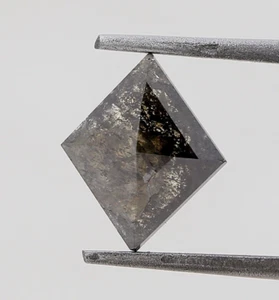 Diamond Step Cut Natural Diamond Lozenge Shape 1.77 Ct 11+MM Grayish Brown Color - Picture 1 of 11